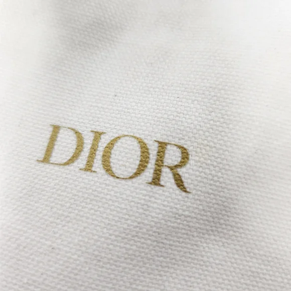 Dior White Drawstring Pouch Small Dust Cover Bag - Picture 3 of 3